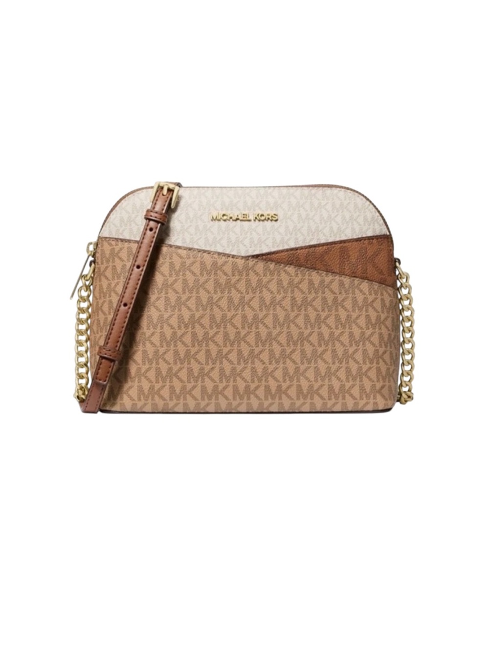 NewWomen's Michael Kors Crossbody Bag One Size Brown Beige - Picture 1 of 5